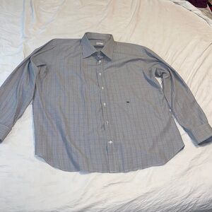 Book A Tailor Black And White Plaid Dress Shirt XXL